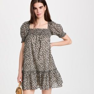 SOLD NWOT Tory Burch Floral Smocked Mini Dress Size XS